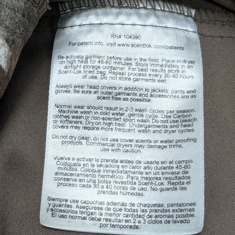 Scentlok Camouflage Men's Jacket - Picture 5 of 11
